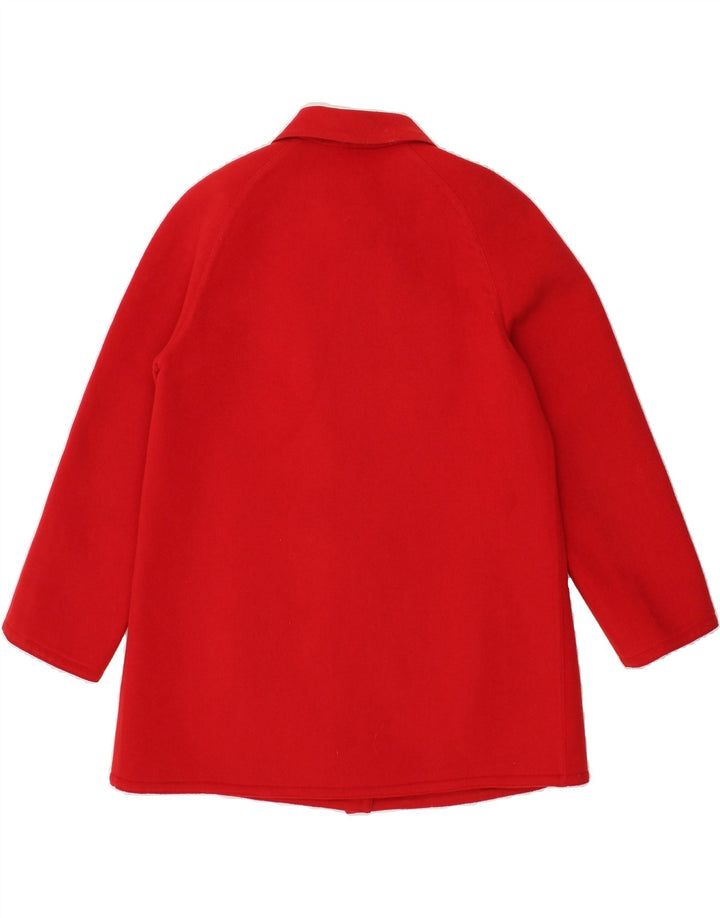 VINTAGE Womens Overcoat UK 12 Medium Red Vintage Vintage and Second-Hand Vintage from Messina Hembry 