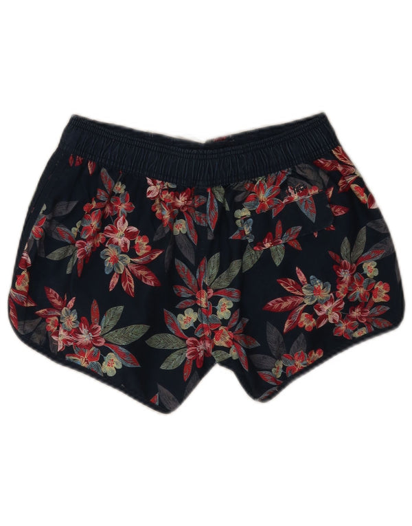 Pantaloncini da bagno da donna Fat Face UK 8 Small Poliestere floreale blu navy