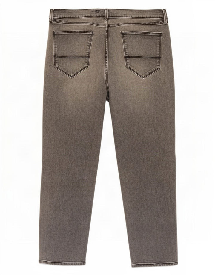 Jeans dritti da uomo Marks & Spencer W42 L29 cotone grigio