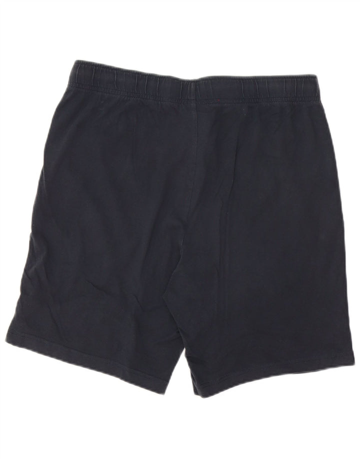 Pantaloncini sportivi da uomo Champion grandi in cotone nero