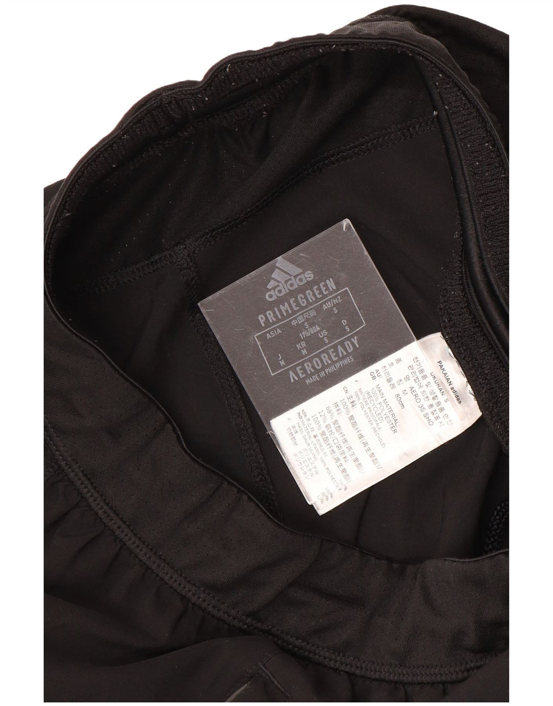 Pantaloncini sportivi ADIDAS Aeroready da uomo piccoli in poliestere nero