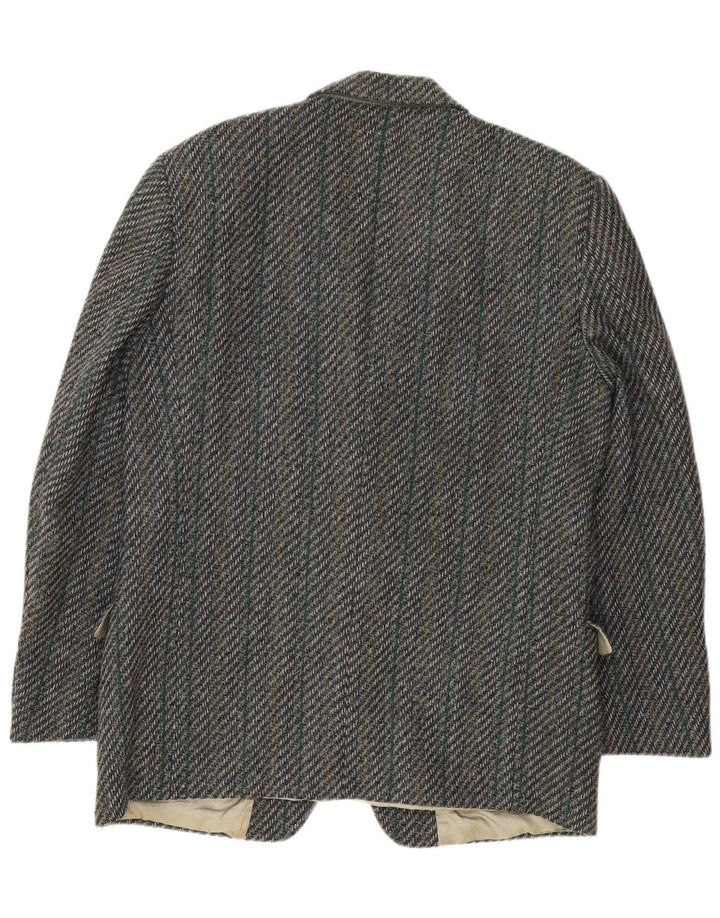 Giacca Blazer a 2 Bottoni da Uomo Facis IT 52 XL Lana Spinata Grigia