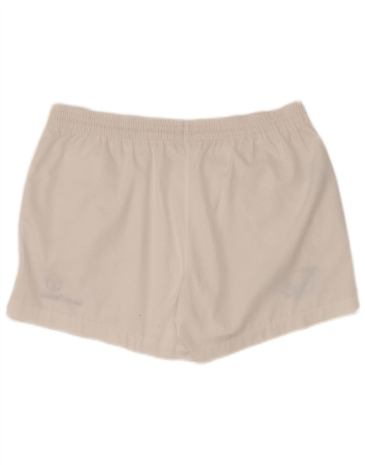 Pantaloncini sportivi grafici da uomo Sergio Tacchini IT 52 Large Poliestere bianco