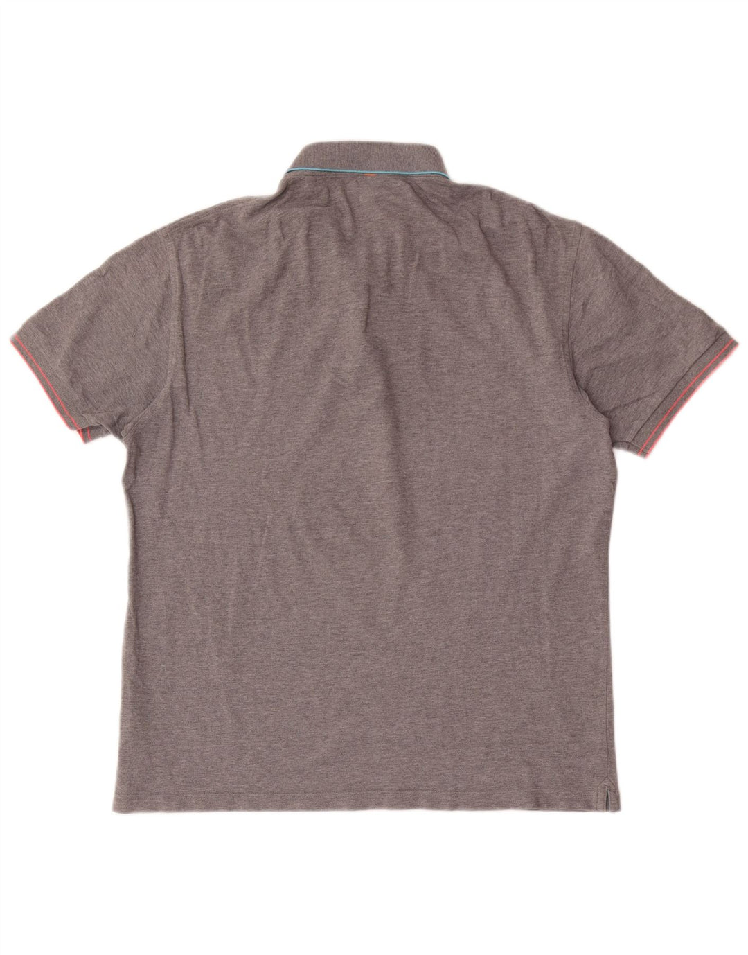 Polo da uomo SUN68 2XL cotone a righe grigie