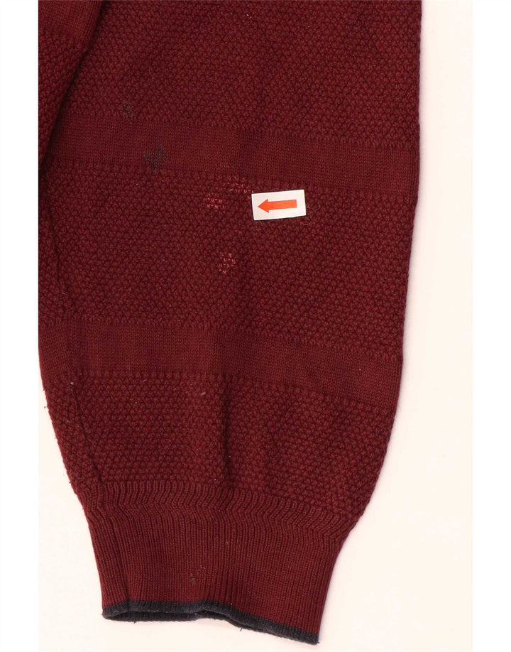 Maglione maglione girocollo da uomo Marks & Spencer blu Harbour grande marrone