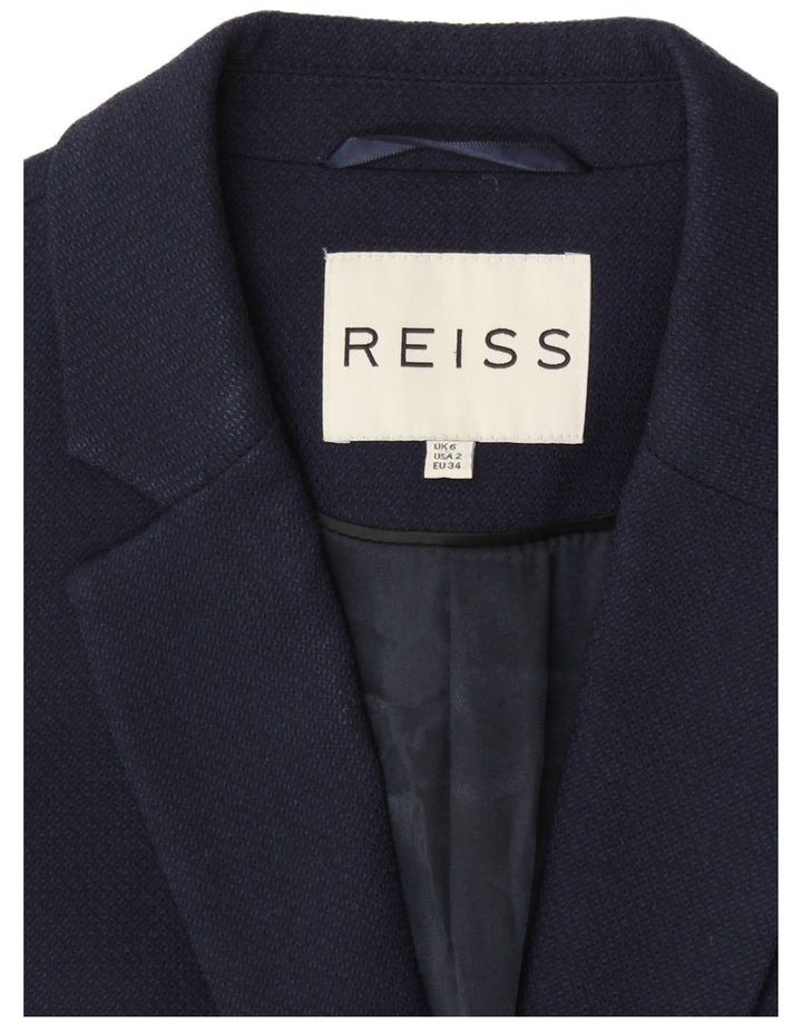 Giacca blazer da donna a 1 bottone REISS UK 6 XS blu navy