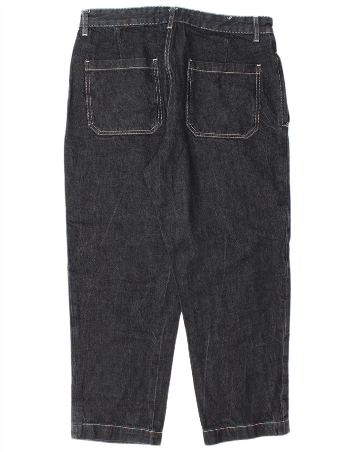 Jeans affusolati da uomo Zara EU 44 Large W34 L27 Cotone nero