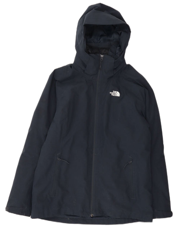 Giacca antipioggia con cappuccio da donna The North Face UK 16 Large in poliestere blu navy