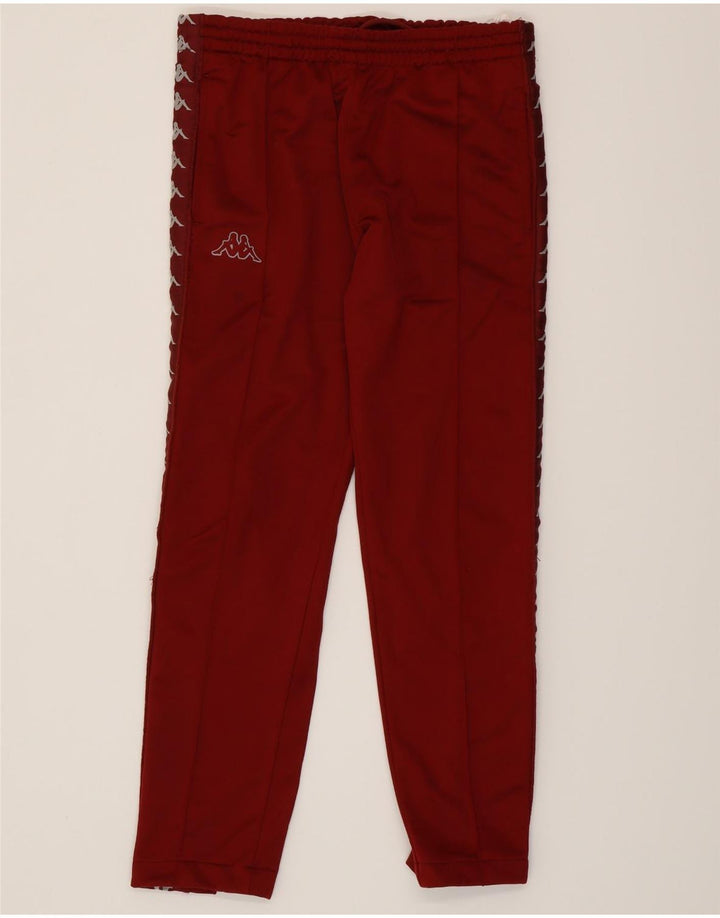 Pantaloni da tuta con grafica da uomo Kappa Small Borgogna in poliestere