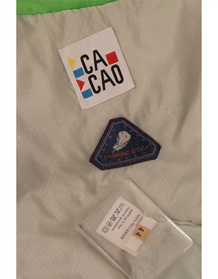 Giacca Imbottita Oversize Cacao Donna IT 44 Verde Medio Poliammide
