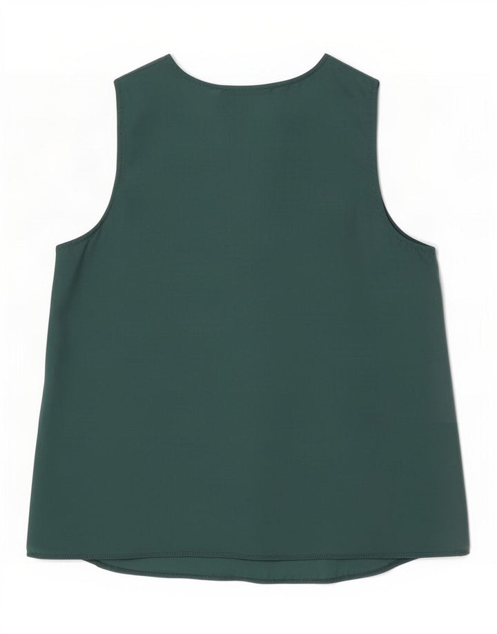 Camicetta senza maniche da donna Zara UK 10 piccola verde
