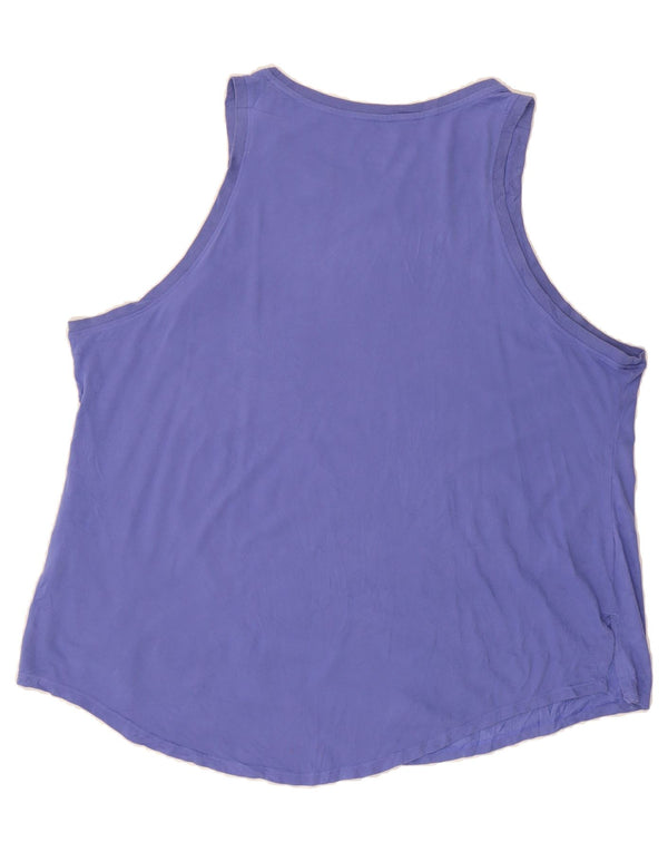 Canotta grafica da uomo NIKE Dri Fit 2XL cotone viola