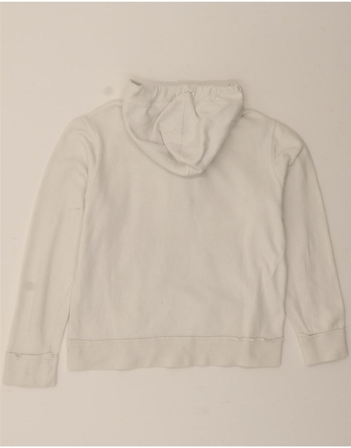 KAPPA Mens Hoodie Jumper Small White Cotton Vintage Kappa and Second-Hand Kappa from Messina Hembry 