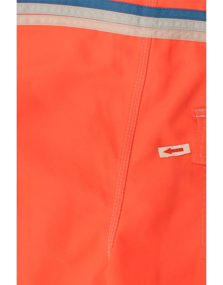 Pantaloncini da bagno da uomo Sundek grandi in poliestere arancione