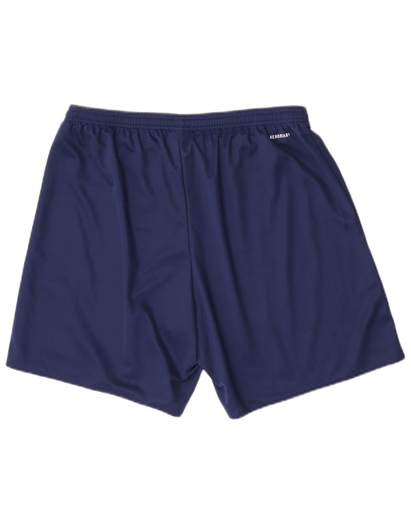 Pantaloncini sportivi Adidas Aeroready da uomo XL blu navy in poliestere