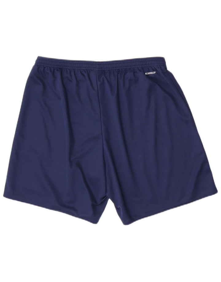 Pantaloncini sportivi Adidas Aeroready da uomo XL blu navy in poliestere