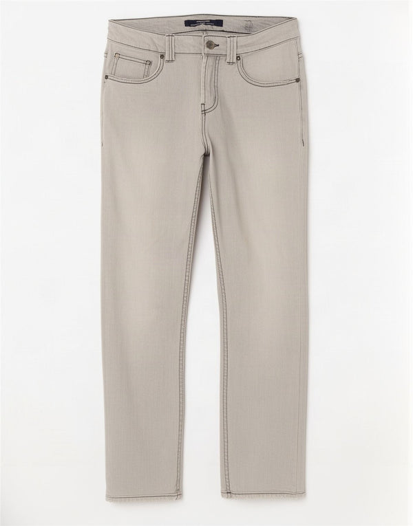 Jeans slim da uomo Dunlop W32 L29 cotone grigio