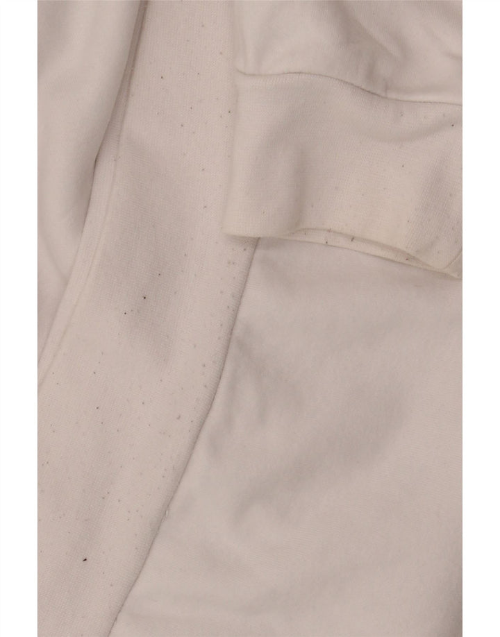 Maglione con cappuccio grafico da uomo KAPPA grande in cotone bianco