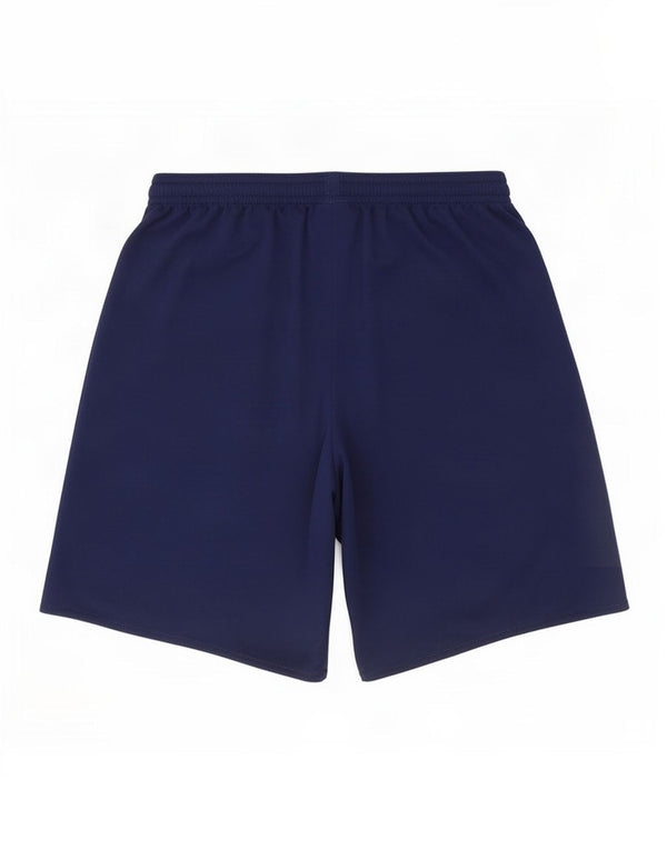 Pantaloncini sportivi Adidas Climalite da uomo piccoli in poliestere blu navy