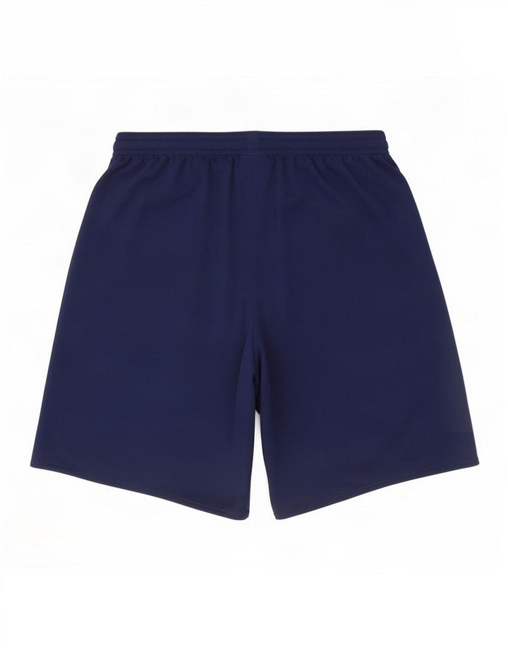 Pantaloncini sportivi Adidas Climalite da uomo piccoli in poliestere blu navy