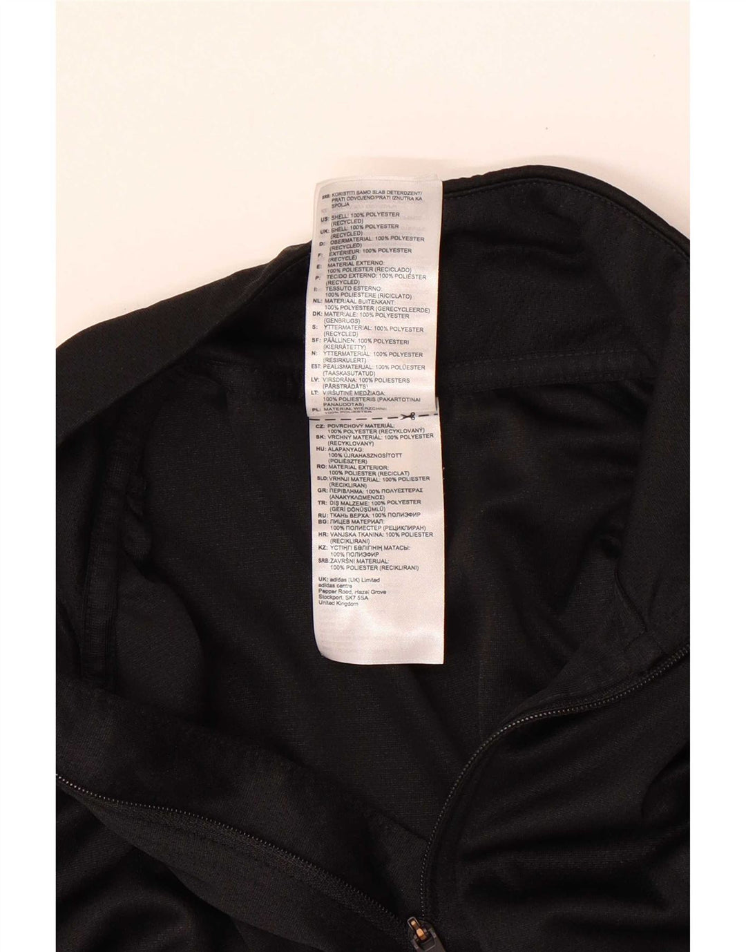 Top della tuta pullover Adidas Aeroready da donna UK 12/14 medio Nero
