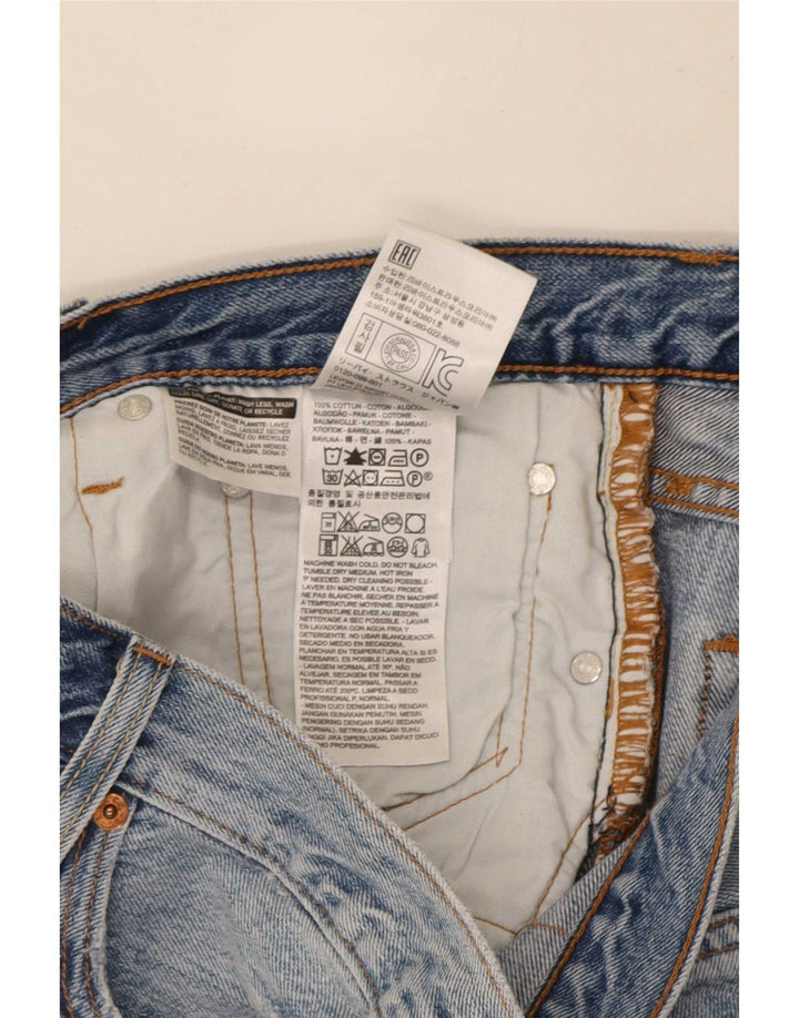 Shorts in denim Levi's da donna 501 W32 Blu Medio Cotone