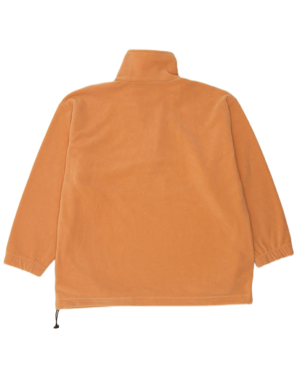Maglione in pile da uomo con zip e collo Campagnolo 2XL arancione