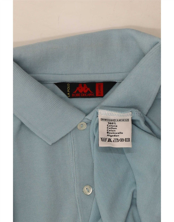 Polo Kappa Uomo XL Cotone Blu