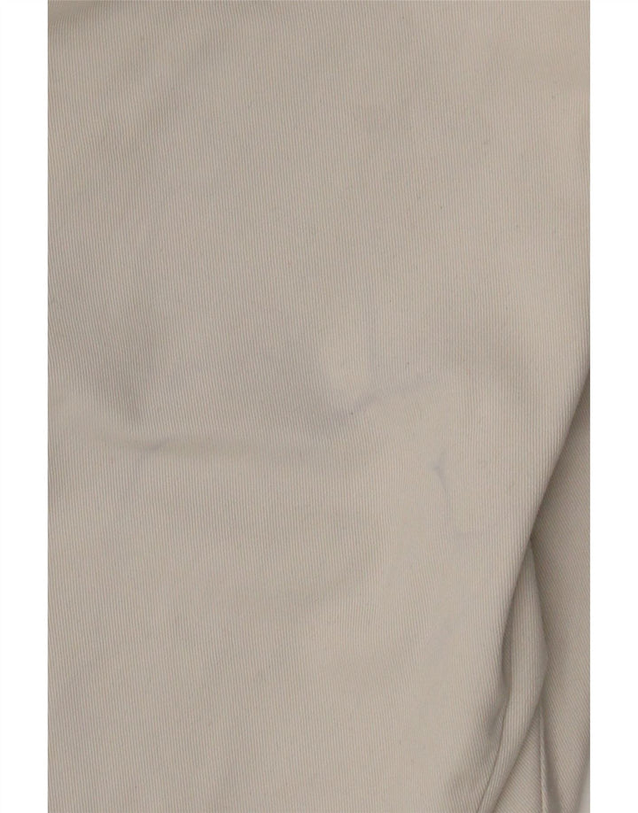 Pantaloni cargo dritti da uomo MAVERICK W36 L30 cotone bianco