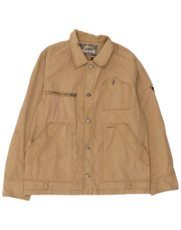 Giacca pratica da uomo Braddock UK 40 grande cotone beige