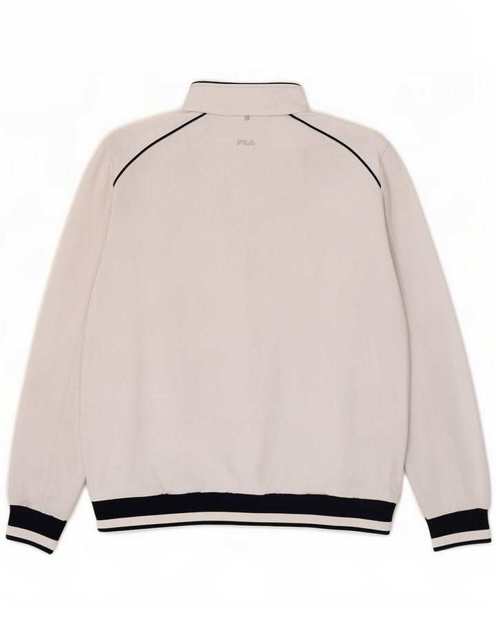Giacca da tuta da ragazzo Fila 13-14 anni Poliestere color block bianco