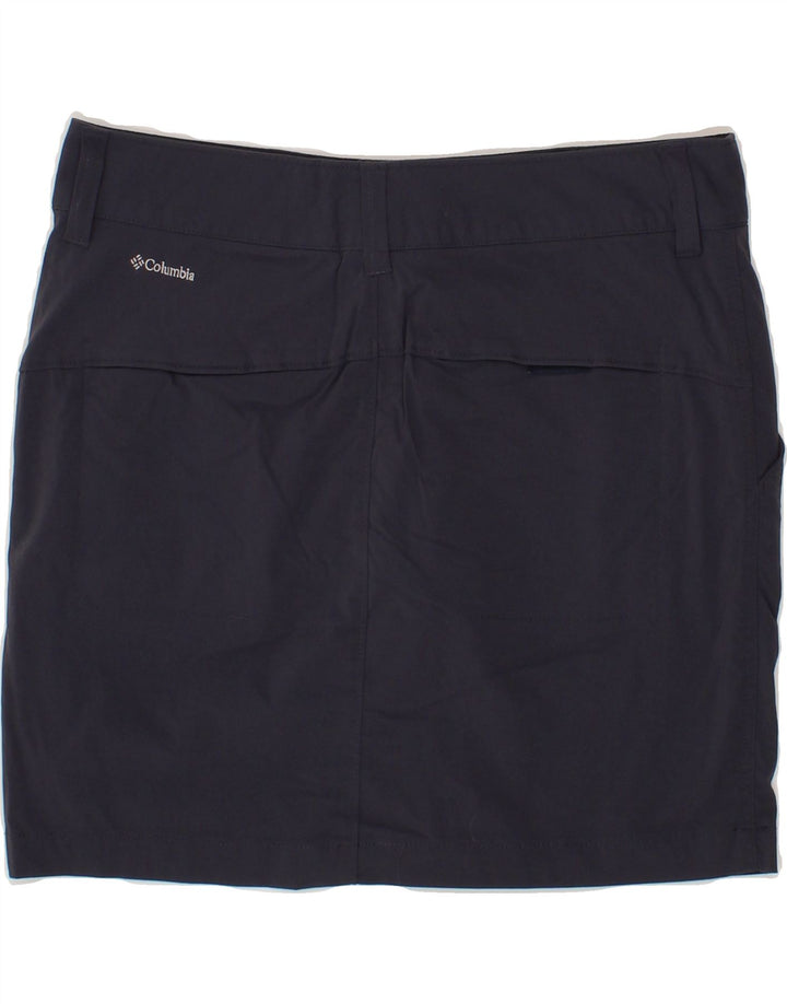COLUMBIA Womens Omni-Shield Mini Skirt US 8 Medium W30  Navy Blue Nylon Vintage Columbia and Second-Hand Columbia from Messina Hembry 