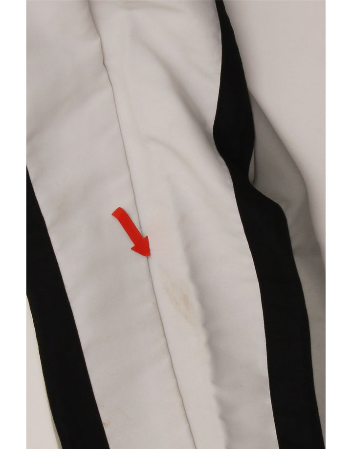 Maglione con cappuccio e zip da uomo Fila piccolo in poliestere color block grigio