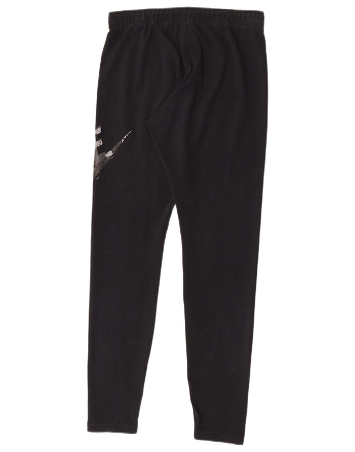 Leggings grafici da donna Nike UK 14 cotone medio nero