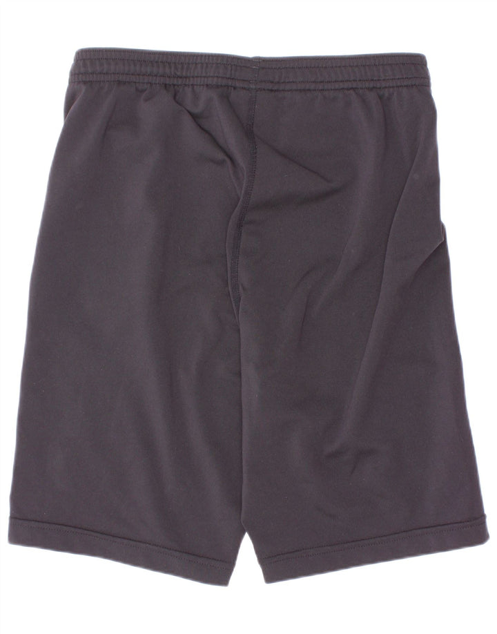 Pantaloncini sportivi Adidas da ragazzo 10-11 anni in poliestere grigio