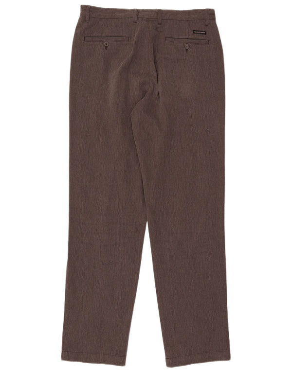 MARLBORO CLASSICS Pantaloni casual affusolati da uomo IT 50 Large W33 L33 Marrone