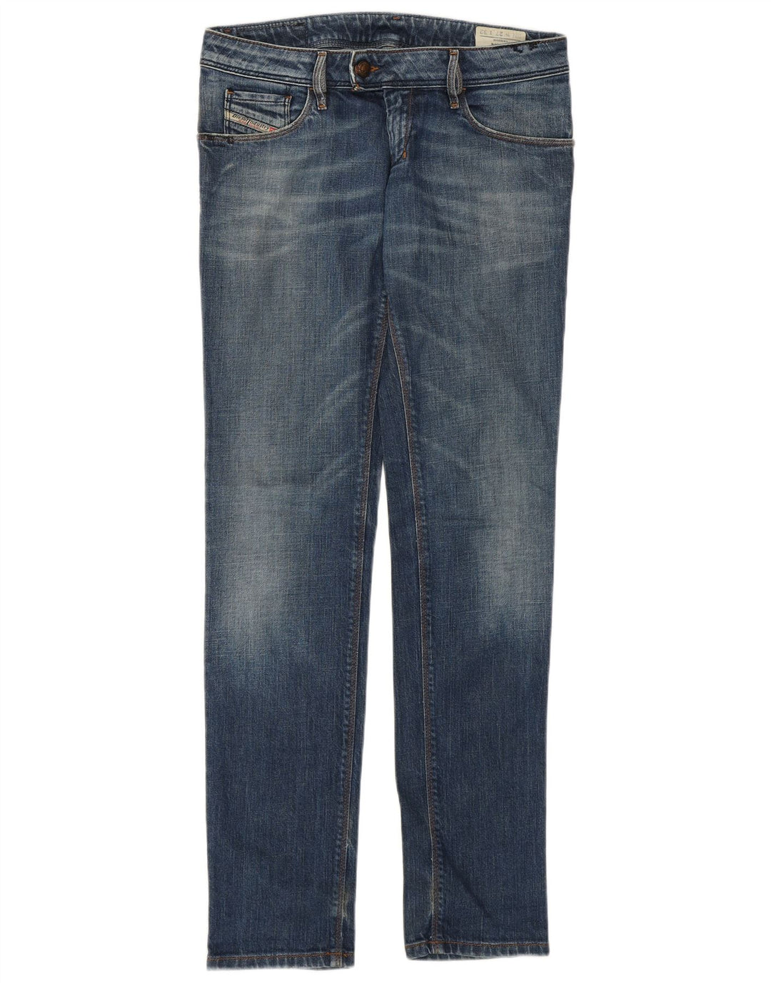 Jeans da donna Diesel Nevy Slim W27 L32 cotone blu