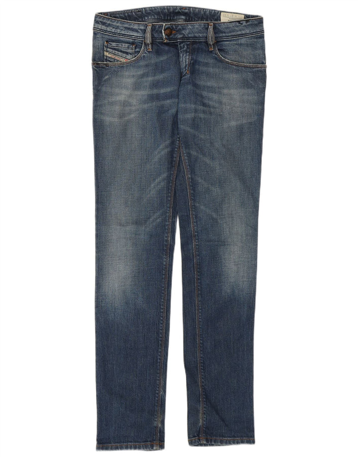 Jeans da donna Diesel Nevy Slim W27 L32 cotone blu