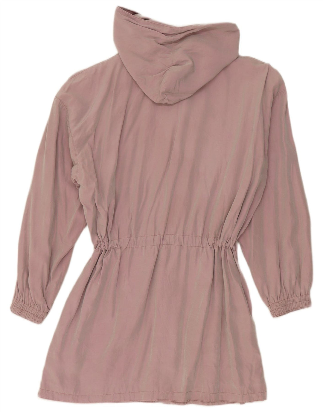 Giacca con cappuccio vintage da donna UK 14 viola medio