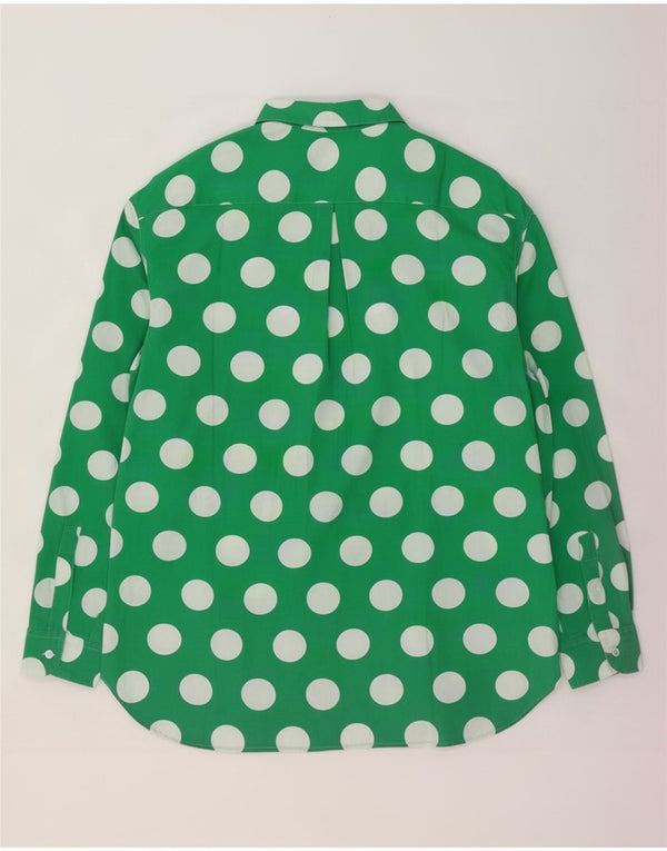 Camicia Uomo Stefanel Cotone Maculato Verde Medio