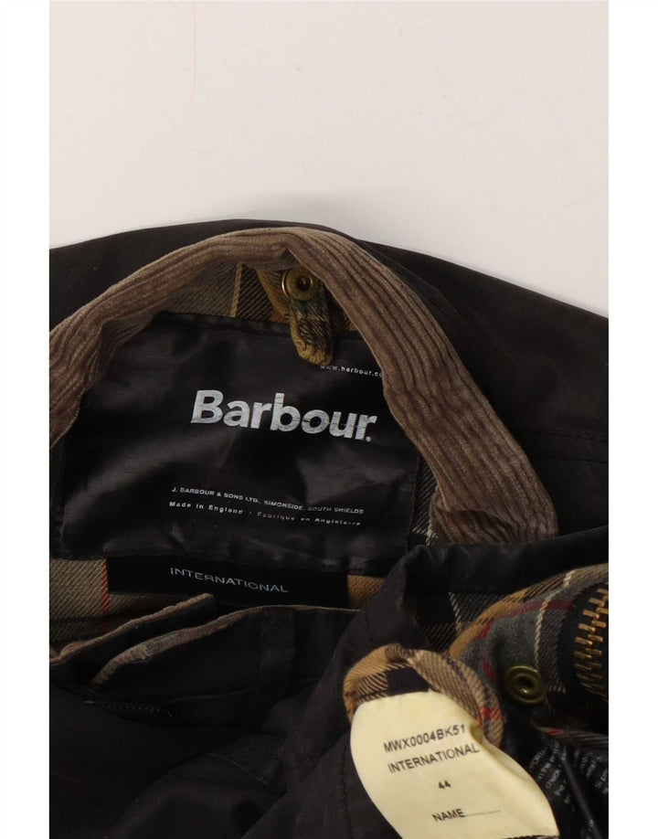Giacca da uomo in cotone cerato Barbour UK 44 grande marrone