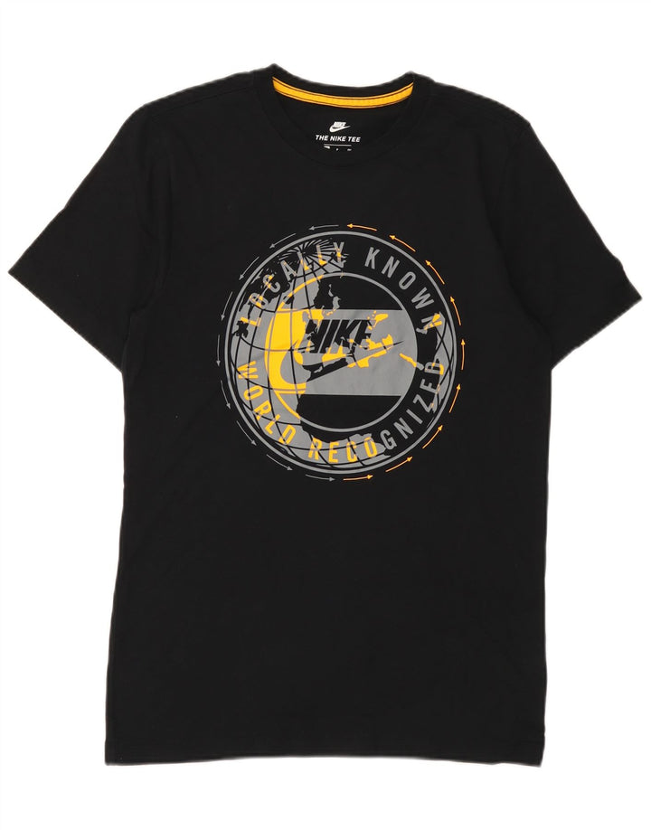 T-shirt grafica da uomo Nike Top Small in cotone nero