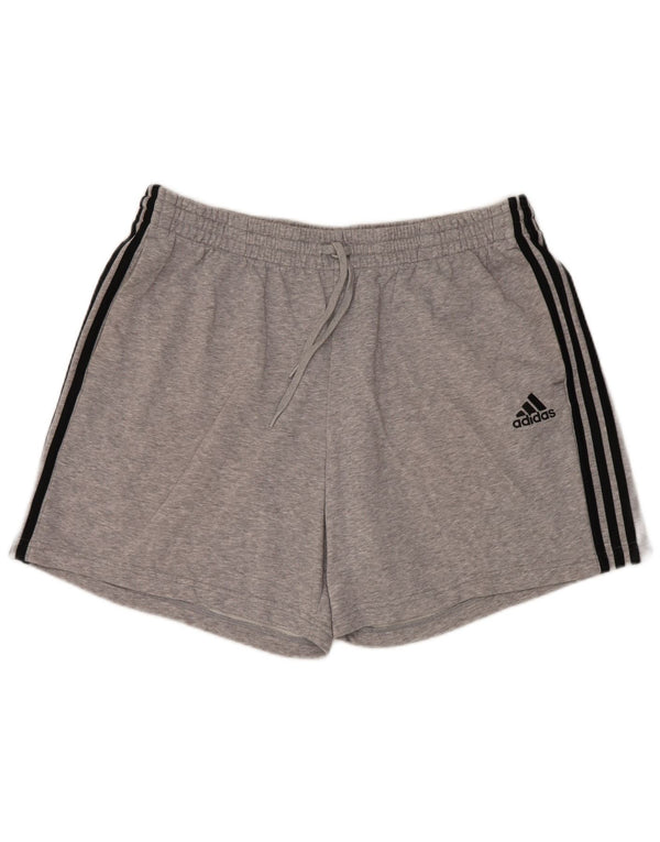 Pantaloncini sportivi da uomo Adidas 2XL cotone grigio