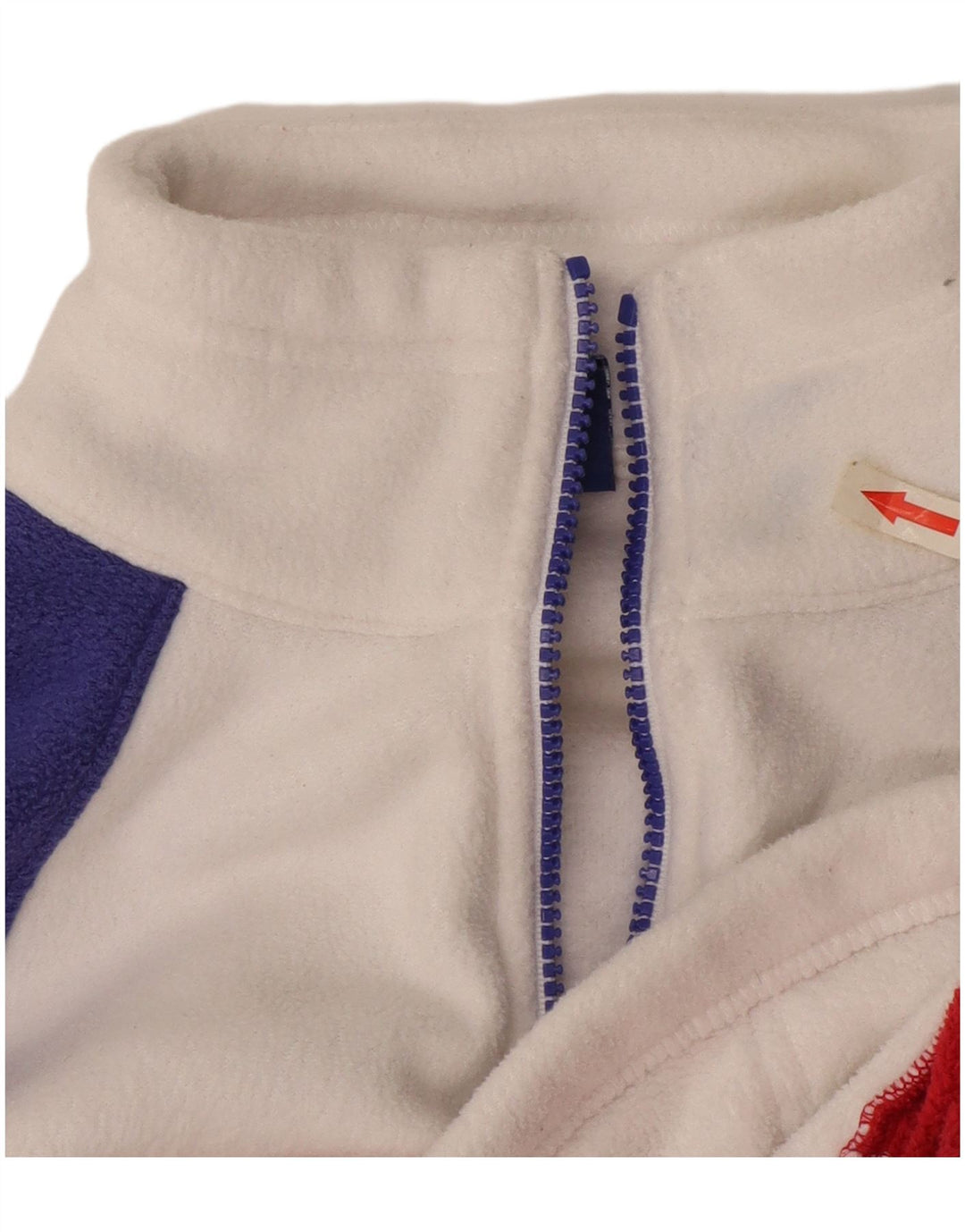 Maglione in pile grafico da donna Champion UK 14 Medium White Colourblock