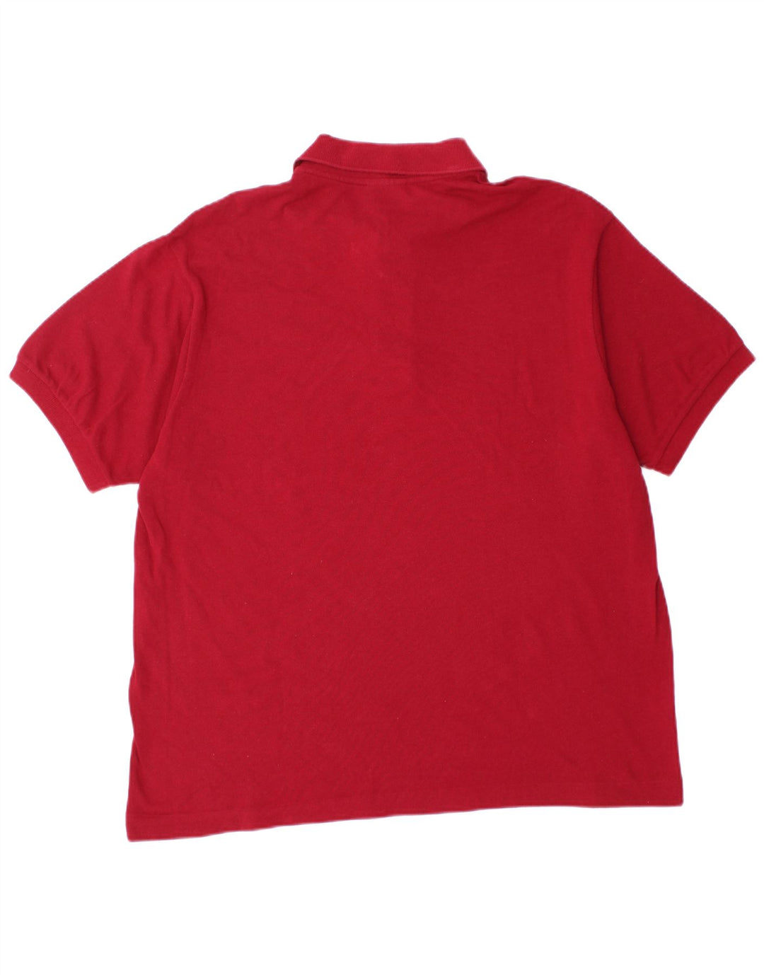 Polo da uomo LACOSTE taglia 6 XL in cotone rosso