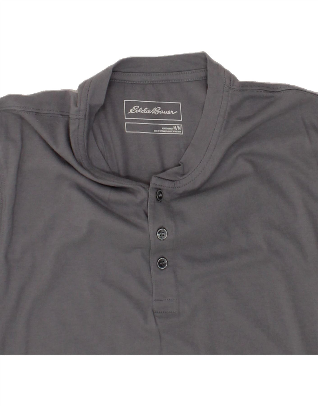 EDDIE BAUER Mens T-Shirt Top Medium Grey Cotton Vintage Eddie Bauer and Second-Hand Eddie Bauer from Messina Hembry 