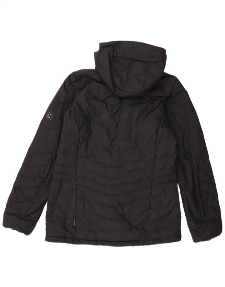 Giacca imbottita oversize con cappuccio da donna Jack Wolfskin IT 36 XS nera
