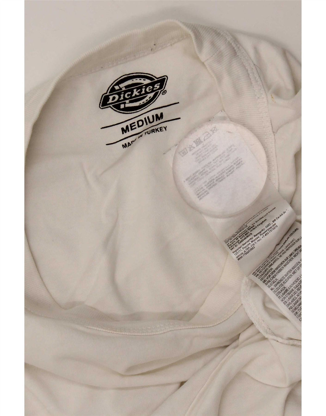 Maglietta da uomo Dickies Top in cotone bianco medio