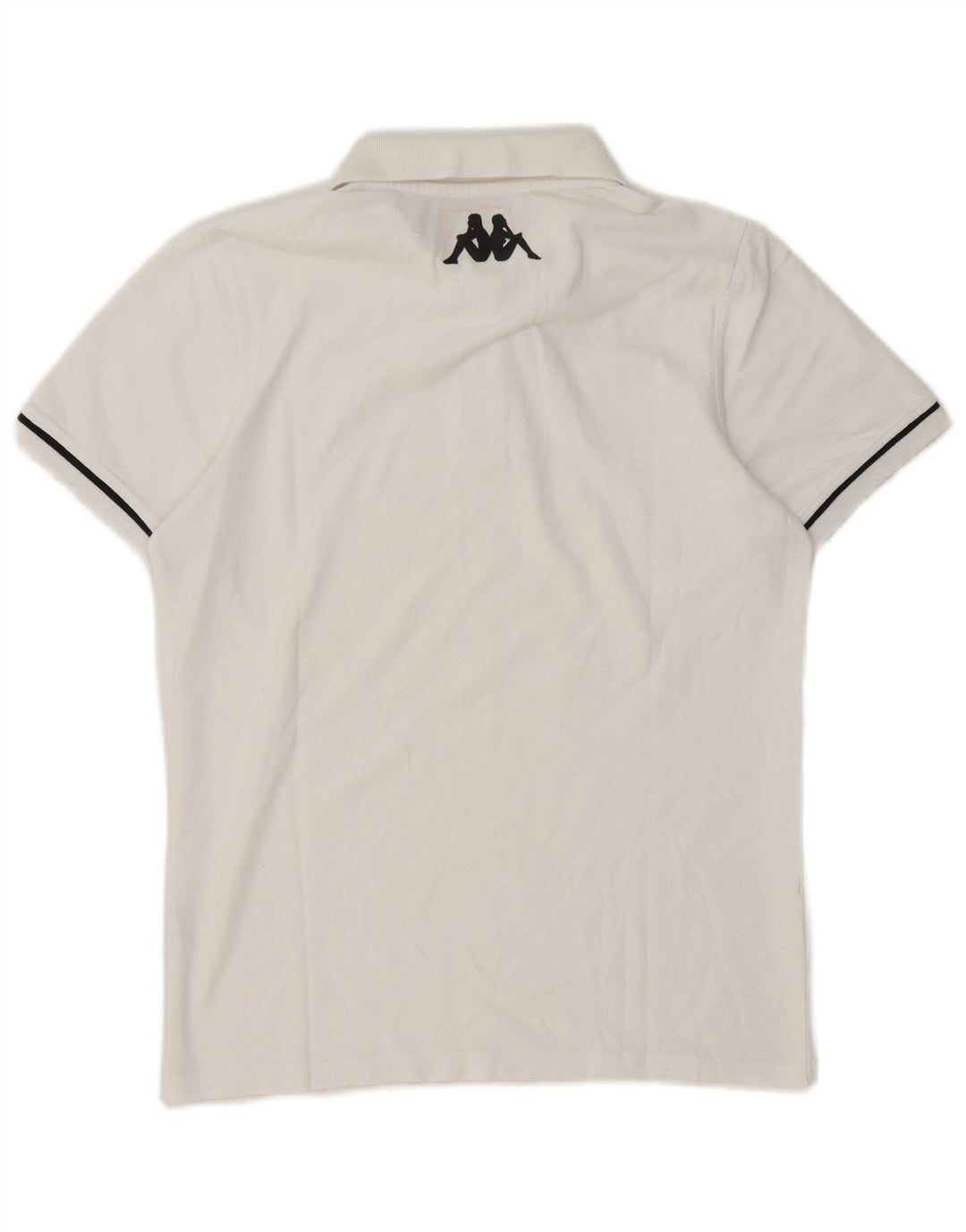 Polo grafica da uomo Kappa Small bianca