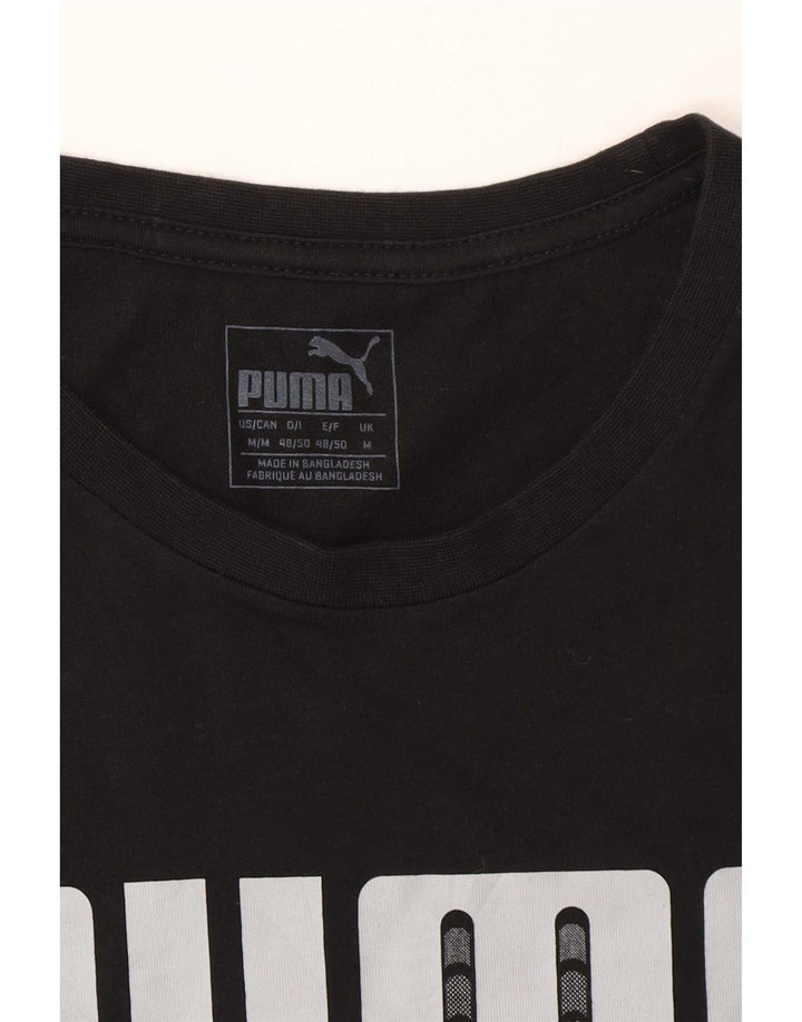 T-shirt grafica da uomo Puma Medium nera